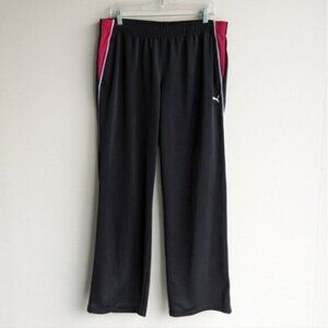 Puma black & red track pants